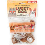 Lucky Dog трахея говяжья резанная натуральное лакомство для собак