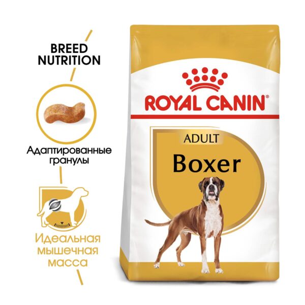 Royal Canin Boxer Adult сухой корм для собак породы боксер старше 15 месяцев — изображение 3