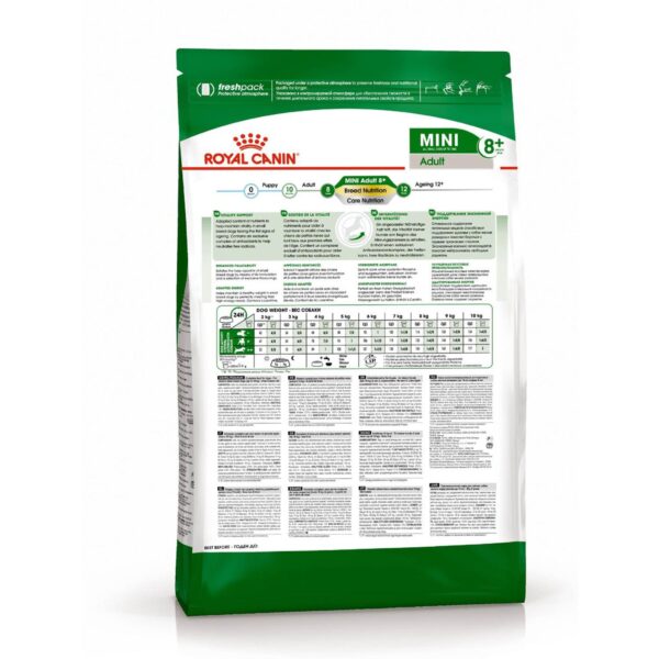 Royal Canin Mini Adult 8+ сухой корм для собак мелких размеров старше 8 лет — изображение 2