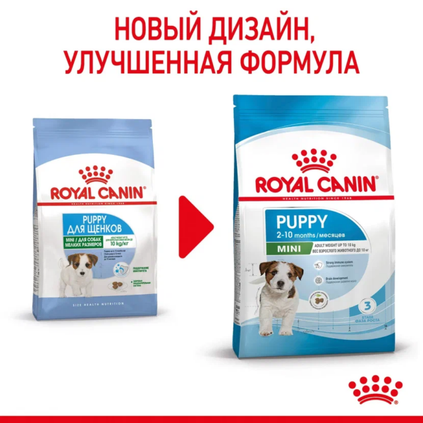 Royal Canin Mini Puppy сухой корм для щенков собак мелких размеров с 2 до 10 месяцев — изображение 2