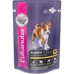 Eukanuba Puppy 12 Months влажный корм для щенков всех пород с высококачественным животным белком
