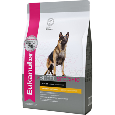 немец эдалт Eukanuba Breed Specific сухой корм для собак породы немецкая овчарка — изображение 1