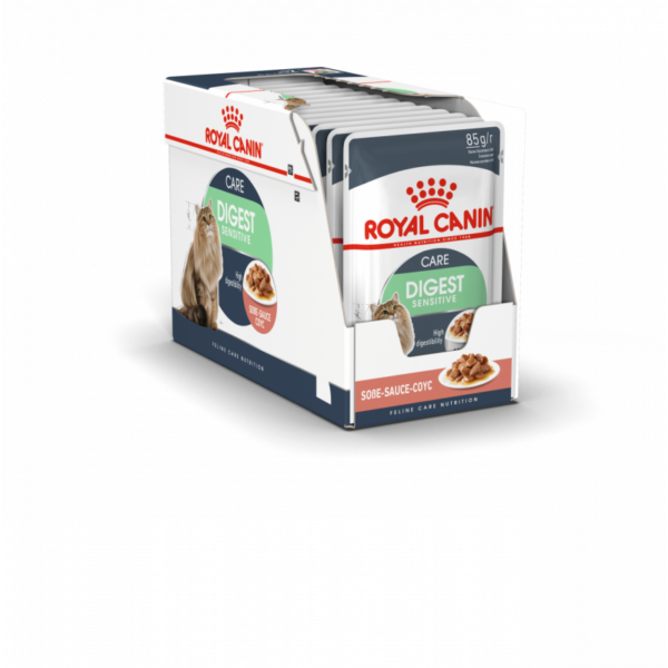 Royal Canin Digest Sensitive Корм консервированный для взрослых кошек (мелкие кусочки в соусе) — изображение 2