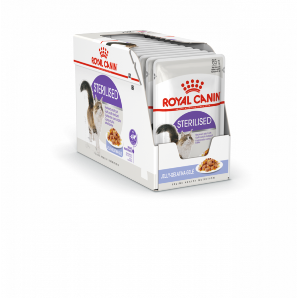 Royal Canin Sterilised Корм консервированный для стерилизованных взрослых кошек в желе — изображение 3