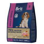 Brit Premium Dog Adult Small сухой корм для взрослых собак мелких пород со вкусом курицы