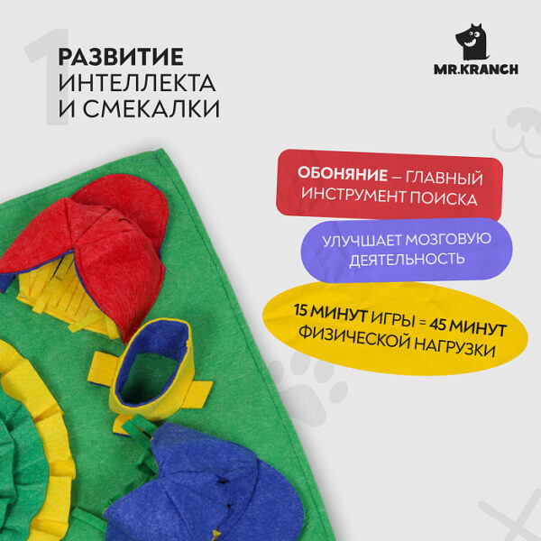 Mr.Kranch Нюхательный коврик Бейсбольный матч, размер 50x70см — изображение 4
