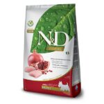 N&D CHICKEN&POMEGRANTE Adult Mini Беззерновой корм для взрослых собак мелких пород, Курица с Гранатом.