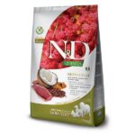 N&D QUINOA SKIN & COAT DUCK Adult Беззерновой корм при пищевой непереносимости для взрослых собак с киноа и уткой.