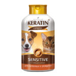 KERATIN+ Sensitive, Шампунь для кошек и собак склонных к аллергии, 400 мл