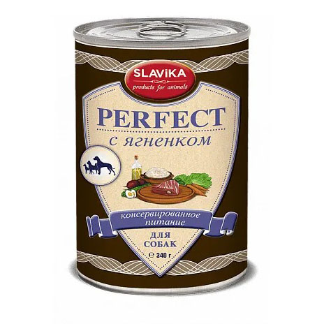 4 Slavika Perfect для взрослых собак с ягнёнком — изображение 1