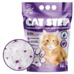 CAT STEP Arctic Lavender Наполнитель впитывающий силикагелевый с ароматом лаванды