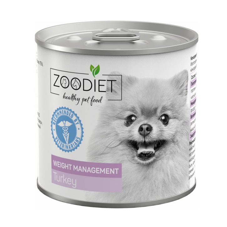 1.4 Zoodiet Weight Management Turkey консервы для собак склонных к ожирению со вкусом индейки — изображение 1