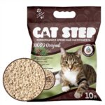 CAT STEP Wood Original Наполнитель комкующийся растительный
