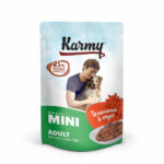 Karmy Mini Adult влажный корм для взрослых собак маленьких пород со вкусом телятины в соусе