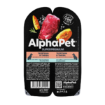 AlphaPet Superpremium влажный корм для собак с чувствительным пищеварением телятина и тыква