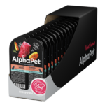 AlphaPet Superpremium влажный корм для собак с чувствительным пищеварением телятина и тыква — изображение 5