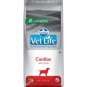 Farmina Vet Life Cardiac поддержание работы сердца для собак при хронической сердечной недостаточности