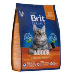 BRIT PREMIUM, Сухой корм с курицей для кошек домашнего содержания "Cat Indoor"