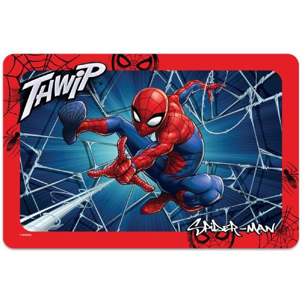 kovrik_pod_misku_triol_marvel_chelovek_pauk_430_280mm_1624628966_1 Коврик под миску Marvel Человек-паук, 430*280мм — изображение 1