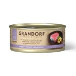 Grandorf консервы для кошек Филе тунца с мидиями в собственном соку
