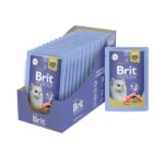 BRIT PREMIUM, Пауч для взрослых кошек, форель в желе — изображение 2