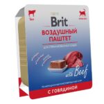 BRIT PREMIUM, Воздушный паштет для стерилизованных кошек, говядина