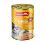 Ночной охотник Влажный корм для кошек Курица кусочки в соусе