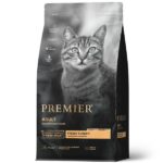 PREMIER сухой корм для взрослых кошек с нормальной активностью, чувствительным пищеварением или склонных к аллергии со свежим мясом индейки