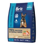 Brit Premium Dog Sensitive сухой корм для взрослых собак всех пород с чувствительным пищеварением с лососем и индейкой