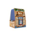 BRIT PREMIUM Набор паучей для котят Телятина с морковью в желе 5+1 кормушка