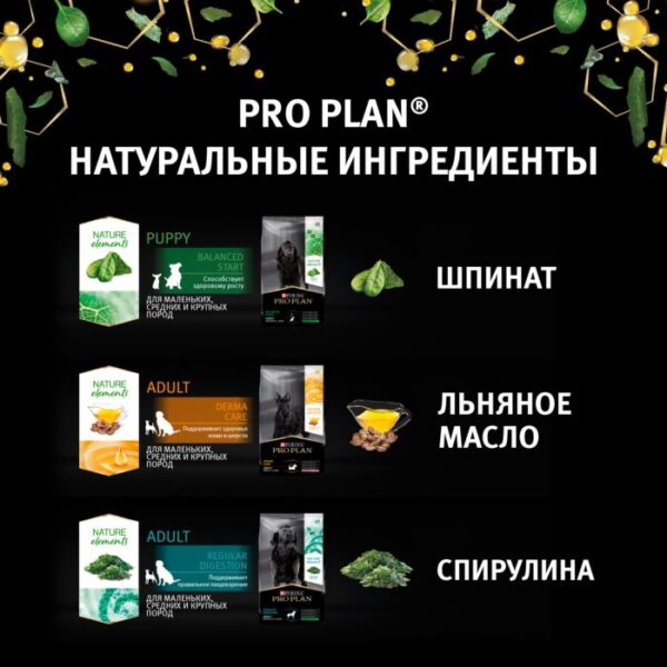Pro Plan Nature Elements Regular Digestion Сухой корм для собак  для мелких пород с ягненком — изображение 4