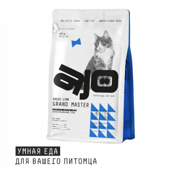 26_big_1 AJO Cat Grand Master сухой корм для кошек старшего возраста — изображение 1