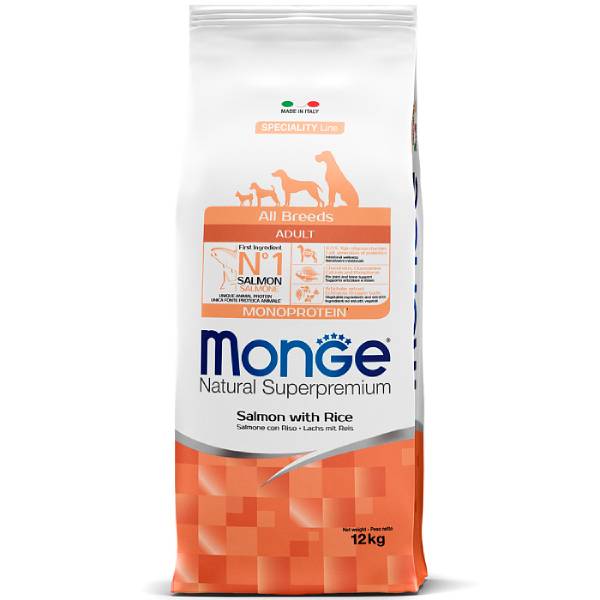 nb1a18qzrvkzjvya17y1ewsb3g11kwiq (1) Monge Dog Speciality Line Monoprotein сухой корм для взрослых собак всех пород лосось с рисом — изображение 1