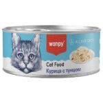Wanpy Cat Консервы для кошек "Курица с тунцом"