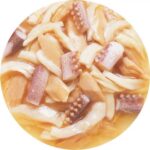 INABA Ciao Toromi консервы для взрослых кошек с куриным филе, тунцом магуро и кальмаром, в бульоне — изображение 2