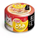 INABA Ciao Toromi консервы для взрослых кошек с куриным филе, тунцом магуро и кальмаром, в бульоне