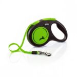 Flexi рулетка Neon New Classic лента 5 м, светоотражающая, зеленый неон