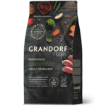 GRANDORF Fresh Cat STERILISED Duck&Sweet Potato (Свежее мясо утки с бататом для стерилизованных кошек)