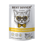 Best Dinner Exclusive Мусс сливочный Курочка с морковью, 0,085