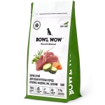 BOWL WOW сухой для собак крупных пород: ягненок, индейка, рис, цукини