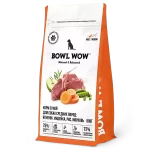 BOWL WOW сухой для собак средних пород: ягненок, индейка, рис, морковь