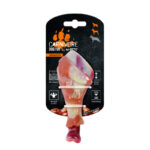 Mpets Carnivore игрушка для собак голень, вкус бекона, красная 14,5x5.8x4.4 см