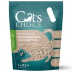 Cat's Choice растительный комкующийся наполнитель тофу с ароматом "Кофе"