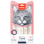 Wanpy Cat лакомство для кошек «нежное пюре» из тунца и креветок